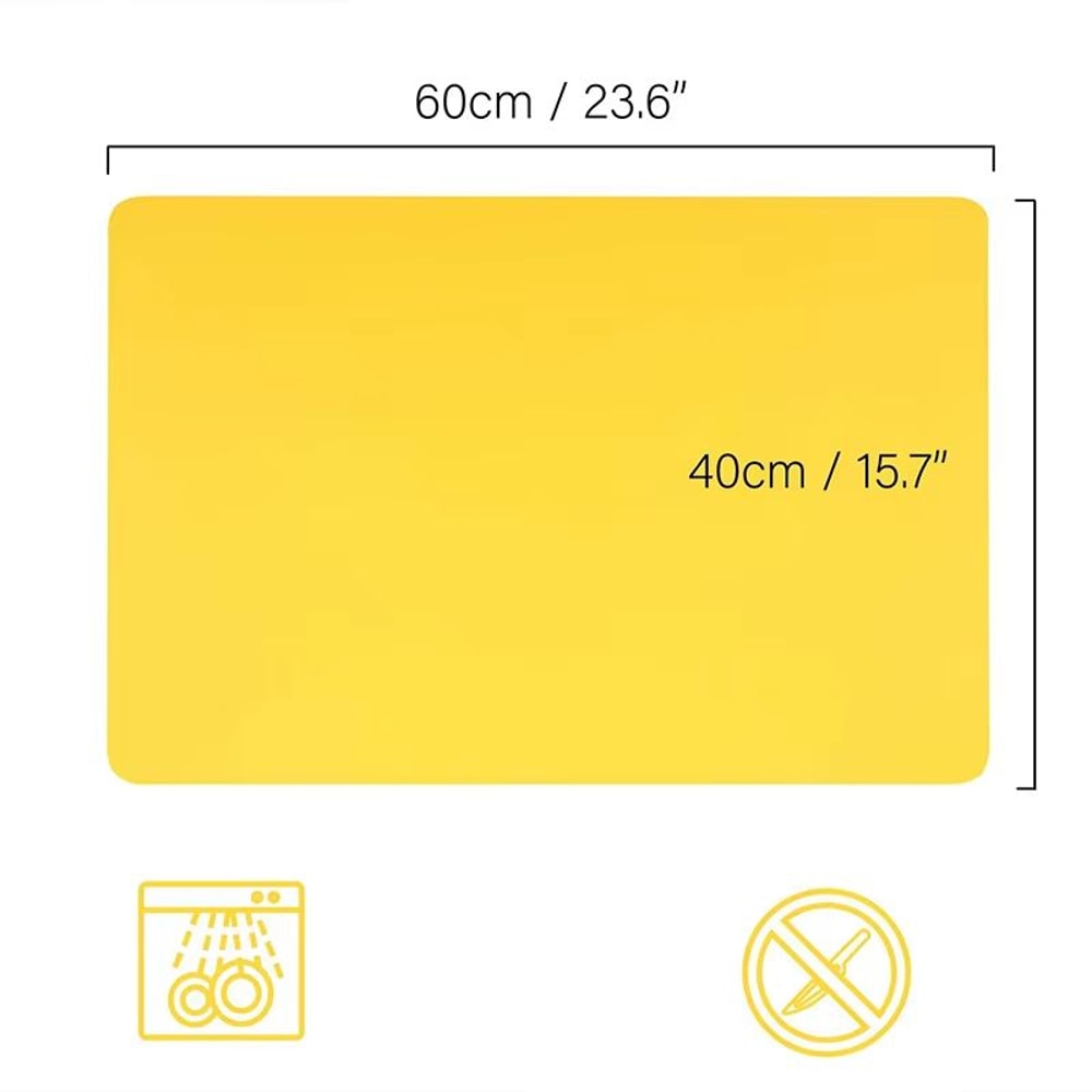 Oversized Food Grade Silicone Waterproof Placemat Heat Insulation AntiSkidding Table Mat For Kitc 5
