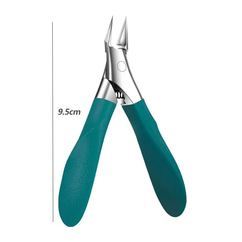 Stainless Steel Toenail Clipper With Straight Blade Precision Tool For Ingrown Thick Nails 9