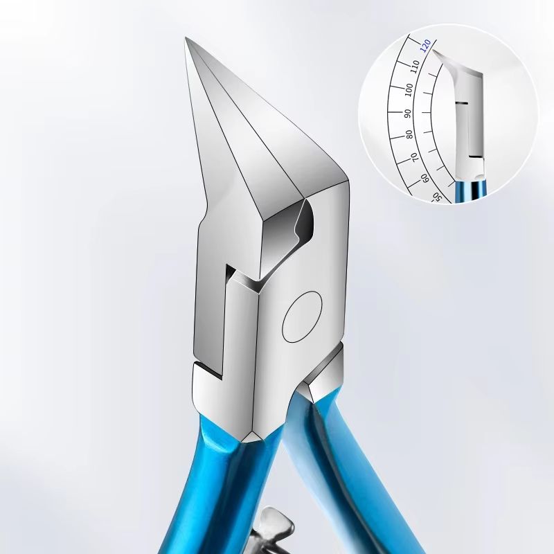 Stainless Steel Toenail Clipper With Straight Blade Precision Tool For Ingrown Thick Nails 1