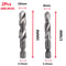 Titanium Plated HSS Hex Shank Screw Tap Drill Bits Metric M3M10 16