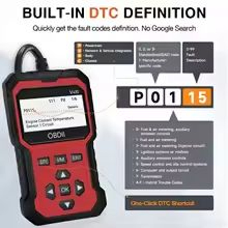Enhanced Universal OBD II Scanner  Advanced Car Diagnostic Tool For Engine Fault Codes And Error Re 3