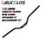 BUCKLOS ProFit Alloy MTB Handlebar Choose 318 Mm Or 254 Mm Clamp 620660720780 Mm Width 10