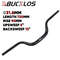 BUCKLOS ProFit Alloy MTB Handlebar Choose 318 Mm Or 254 Mm Clamp 620660720780 Mm Width 15