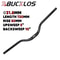 BUCKLOS ProFit Alloy MTB Handlebar Choose 318 Mm Or 254 Mm Clamp 620660720780 Mm Width 8