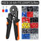 ProCrimp HexShank SelfAdjustable Ratchet Ferrule Crimping Tool Kit 02510 Mmsq  AWG 237 14