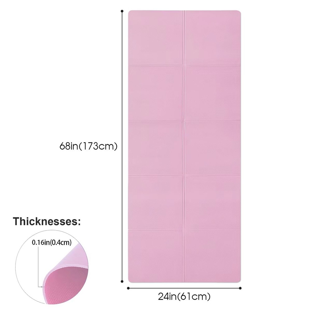 4 Mm EVA AntiSlip Fitness Yoga Mat Exercise Yoga Pilates Comfort Mat 1