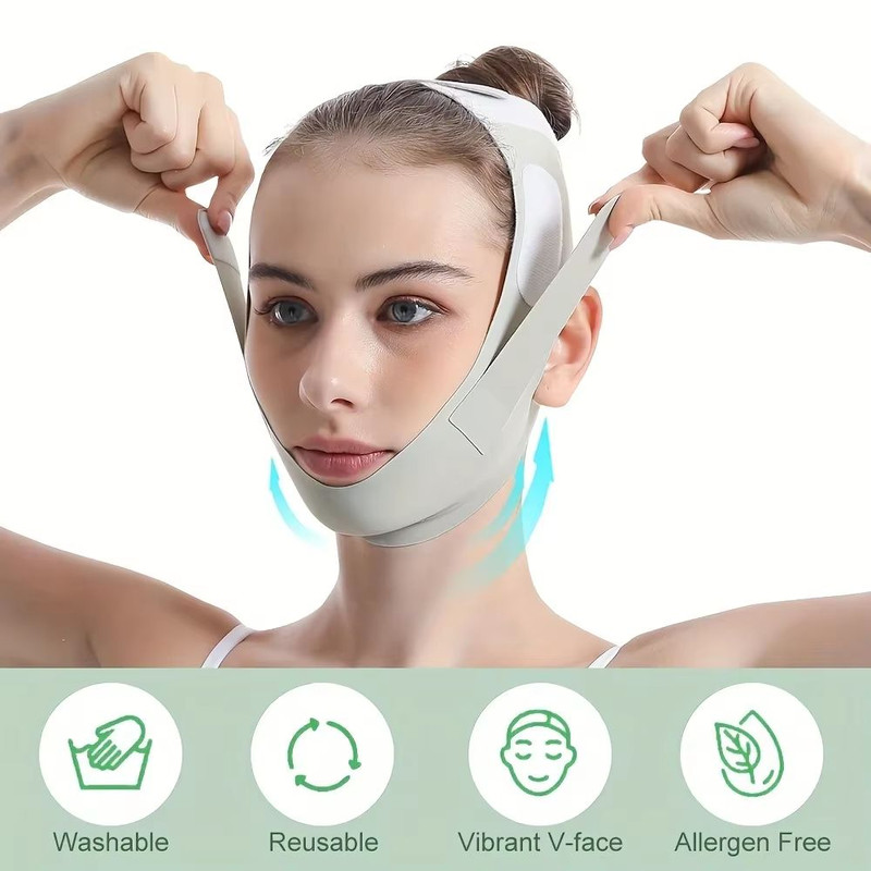 FaceSculpt Reusable VLine Face Shaping Bandage  Chin  Cheek Lift Strap 1
