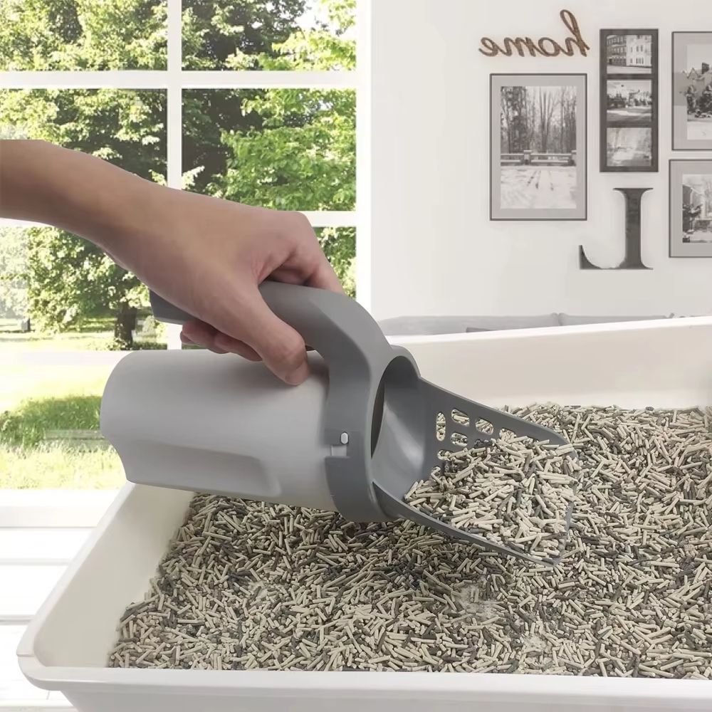 Premium Cat Litter Shovel Scoop SelfCleaning Pet Toilet Garbage Picker 1