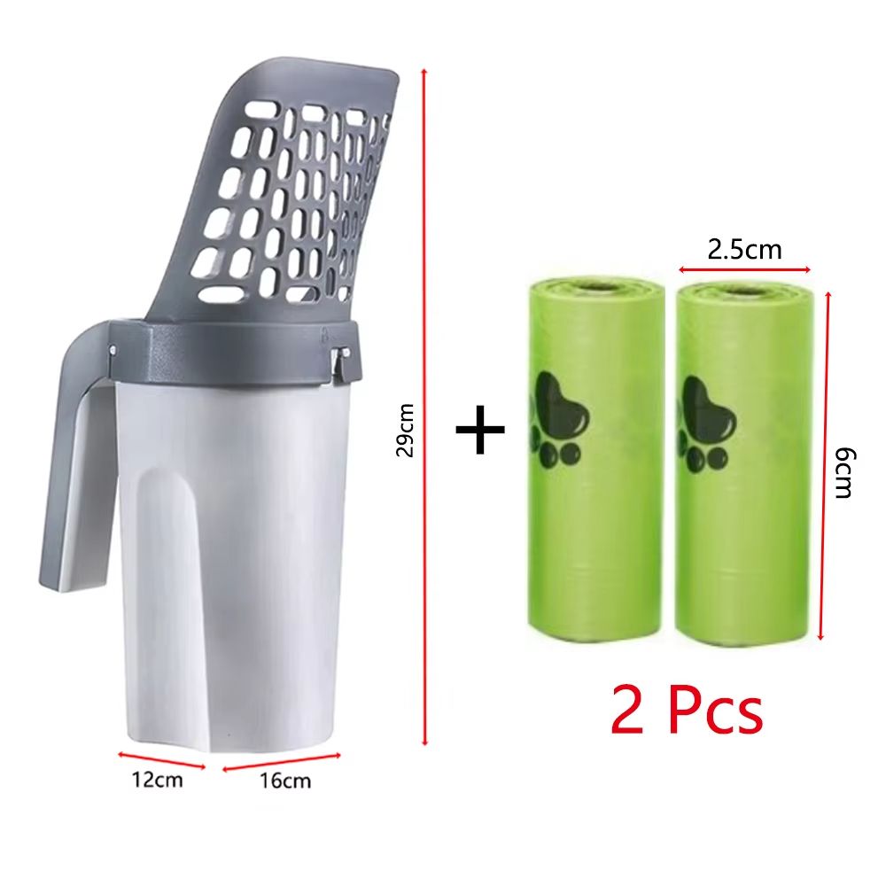 Premium Cat Litter Shovel Scoop SelfCleaning Pet Toilet Garbage Picker 8