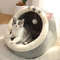 Deep Sleep Cartoon Cat Bed  Foldable Washable Pet Sleeping Mat  Cave 0