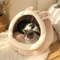 Deep Sleep Cartoon Cat Bed  Foldable Washable Pet Sleeping Mat  Cave 8