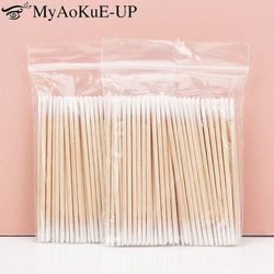 100/300pcs double-head cotton swabs – makeup, medical & personal care tool