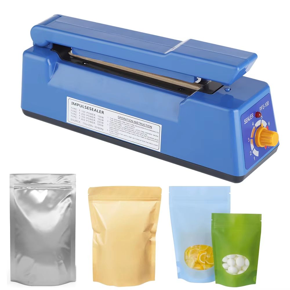 Electric Heat Sealer  Hand Press Vacuum Food  Packaging Bag Sealing Machine 0