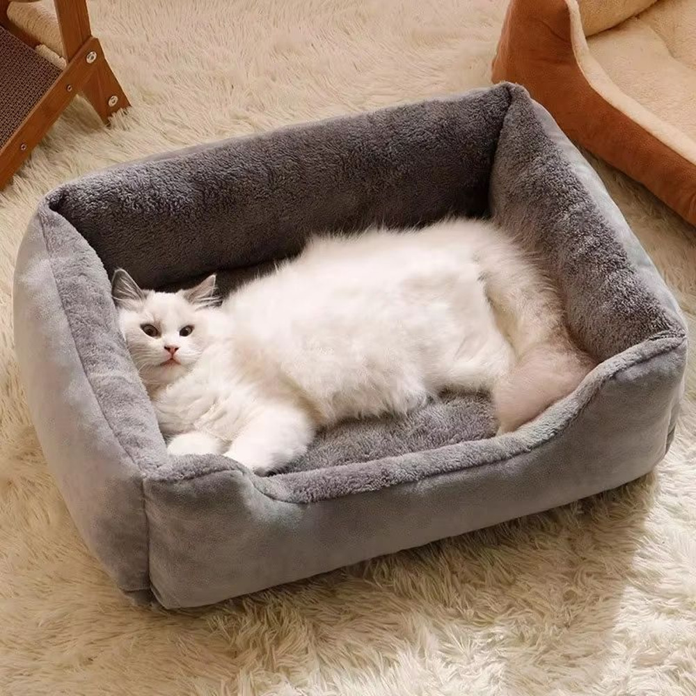 Cozy Cat Bed  Soft Pet Cushion  Kitten House 1