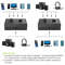 42 Way 35mm Stereo Audio Switcher  BiDirectional Splitter Box With Mute 1