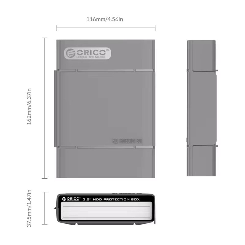 ORICO PHP35 35Inch Hard Drive Protective Storage Box With Shockproof Waterproof Function 5