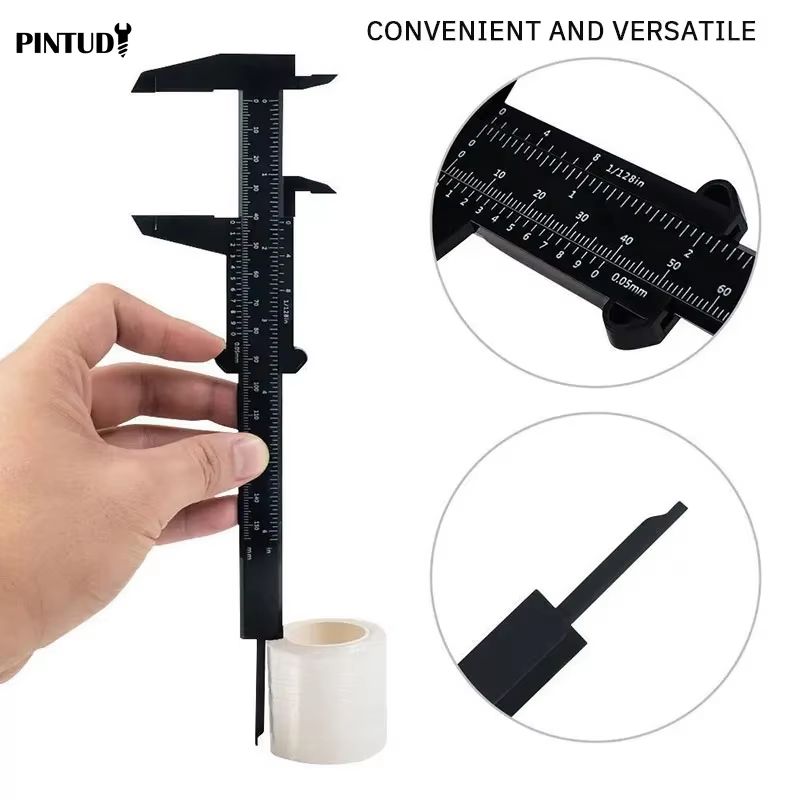 Mini Digital Vernier Caliper 0150mm Plastic Measuring Tool For Students  Hobbyists 1