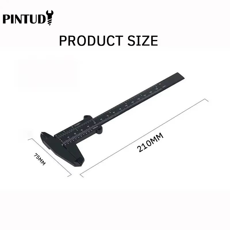 Mini Digital Vernier Caliper 0150mm Plastic Measuring Tool For Students  Hobbyists 3