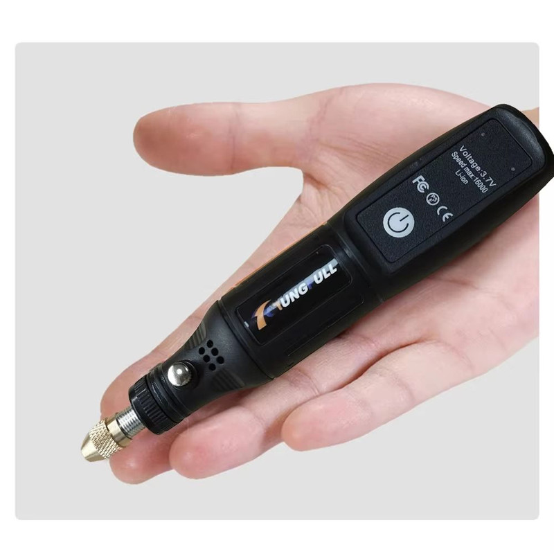Mini Electric USB Wireless Drill  Handheld Rotary Tool For Woodworking  Engraving 5