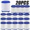 30PCS Faucet Shower Water Filter Cartridges Dual PP Cotton Replacement For Kitchen Bath 9