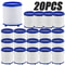 30PCS Faucet Shower Water Filter Cartridges Dual PP Cotton Replacement For Kitchen Bath 9