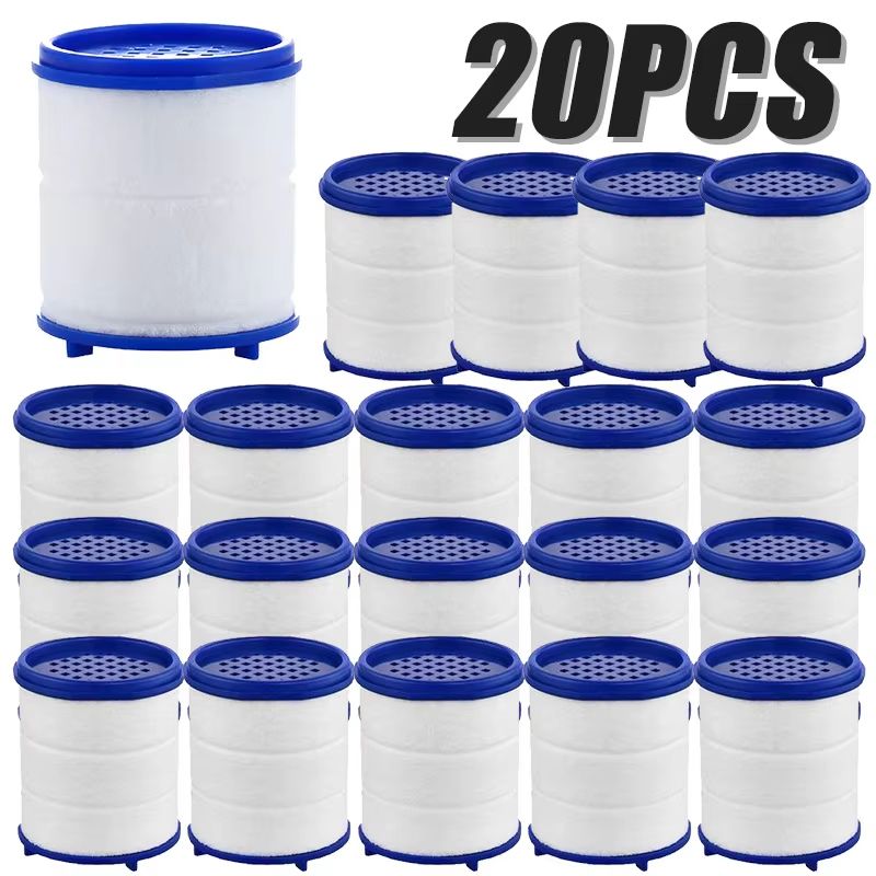 30PCS Faucet Shower Water Filter Cartridges Dual PP Cotton Replacement For Kitchen Bath 9