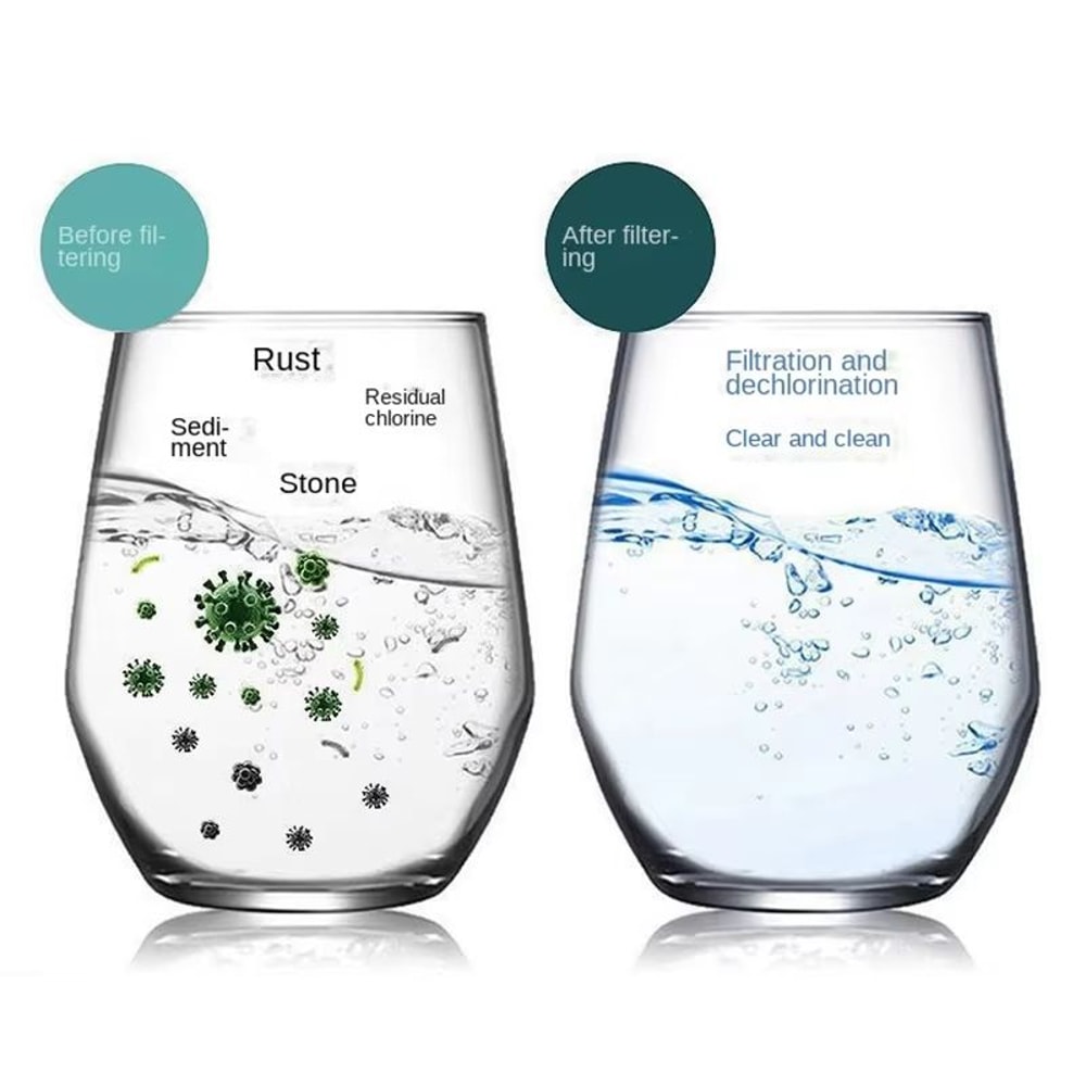 30PCS Faucet Shower Water Filter Cartridges Dual PP Cotton Replacement For Kitchen Bath 3