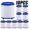 30PCS Faucet Shower Water Filter Cartridges Dual PP Cotton Replacement For Kitchen Bath 6