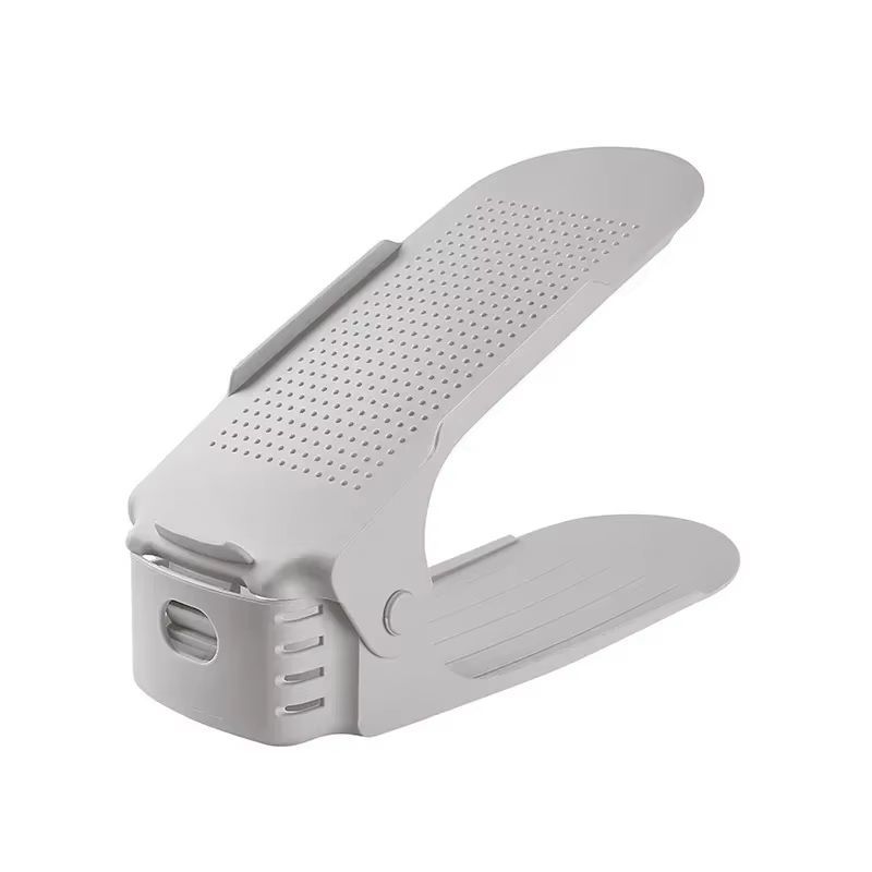 10PCS Adjustable Shoe Stacker Slots  Double Deck Space Saver Rack For Closet Organization 10