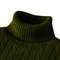 Mens Turtleneck Sweater Casual Rollneck Knitted Wool Jumper For Warmth 12