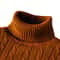 Mens Turtleneck Sweater Casual Rollneck Knitted Wool Jumper For Warmth 14