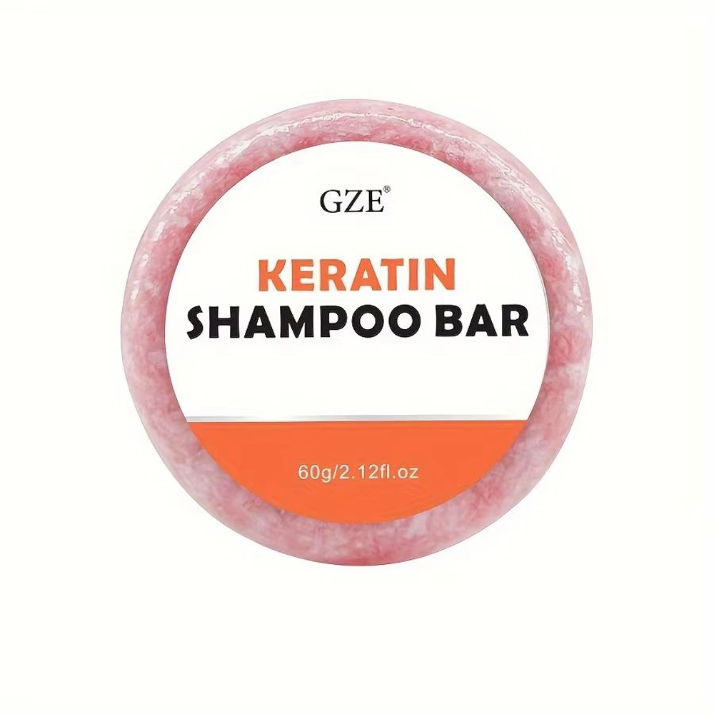 Keratin Shampoo Bar  Thickening  AntiFrizz Soap For Dry Damaged Curly Or ColorTreated Hair 5