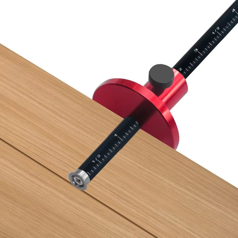 Precision Wheel Marking Gauge  Wood Scriber  Measuring Tool 3