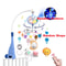 Musical Baby Crib Mobile With Lights Music Projection RemoteControlled Infant Crib Toy 7