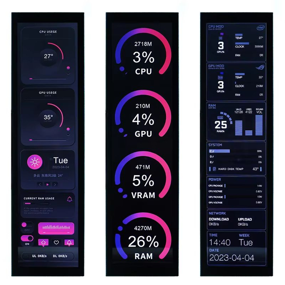 UltraCompact 88 Inch IPS USBC Secondary Smart Display  Portable Monitor For Laptop  Desktop 5