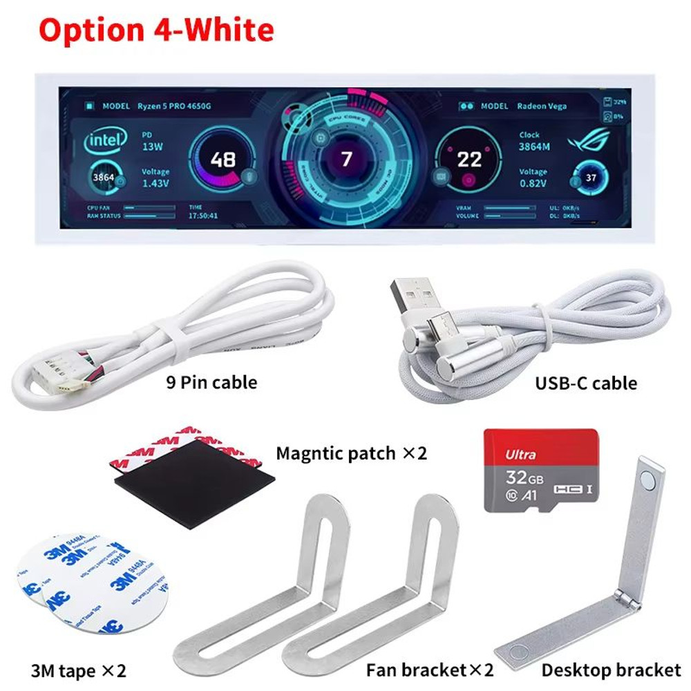 UltraCompact 88 Inch IPS USBC Secondary Smart Display  Portable Monitor For Laptop  Desktop 9