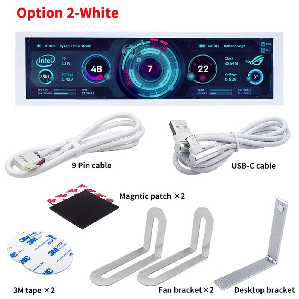 UltraCompact 88 Inch IPS USBC Secondary Smart Display  Portable Monitor For Laptop  Desktop 6