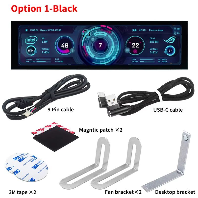 UltraCompact 88 Inch IPS USBC Secondary Smart Display  Portable Monitor For Laptop  Desktop 7