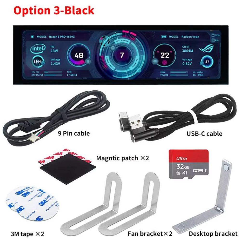 UltraCompact 88 Inch IPS USBC Secondary Smart Display  Portable Monitor For Laptop  Desktop 8