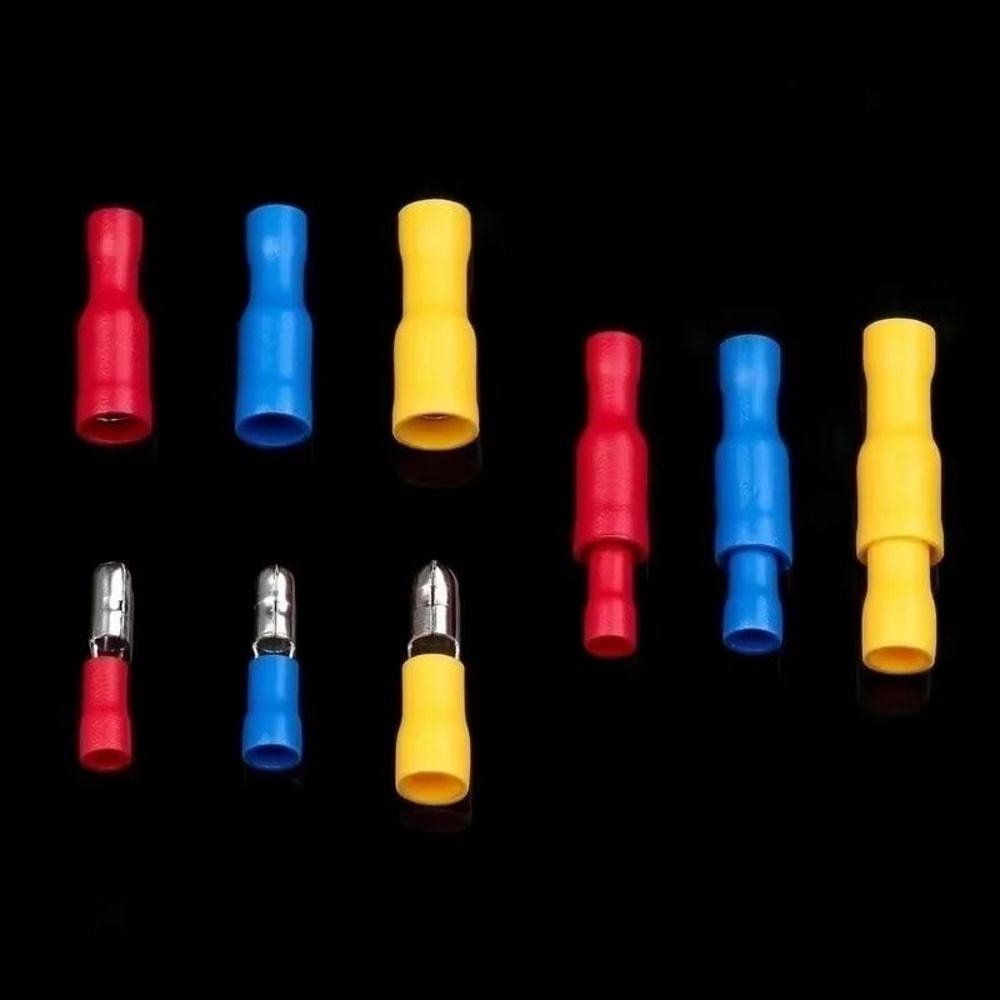 AllInOne Insulated Crimp Terminal Connector Kit Male Female Wire Terminal Assortment 3