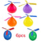 SkySpin Balloon Helicopter Toy Set 6 Pieces Outdoor Flying Fun For Kids 6