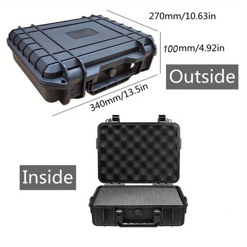 Ultimate Waterproof Hard Carry Case With PreCut Foam Insert  Secure Storage For Tools  Gear 9