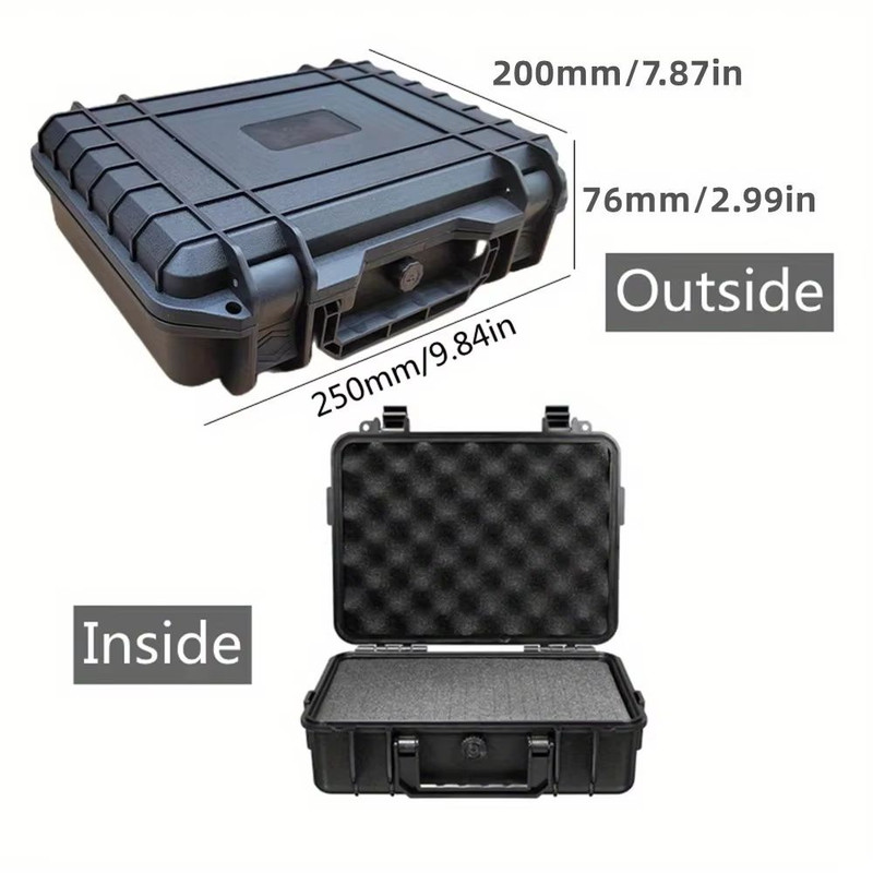 Ultimate Waterproof Hard Carry Case With PreCut Foam Insert  Secure Storage For Tools  Gear 6