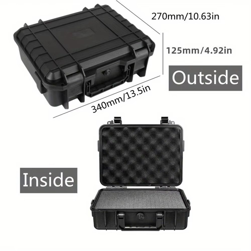 Ultimate Waterproof Hard Carry Case With PreCut Foam Insert  Secure Storage For Tools  Gear 8