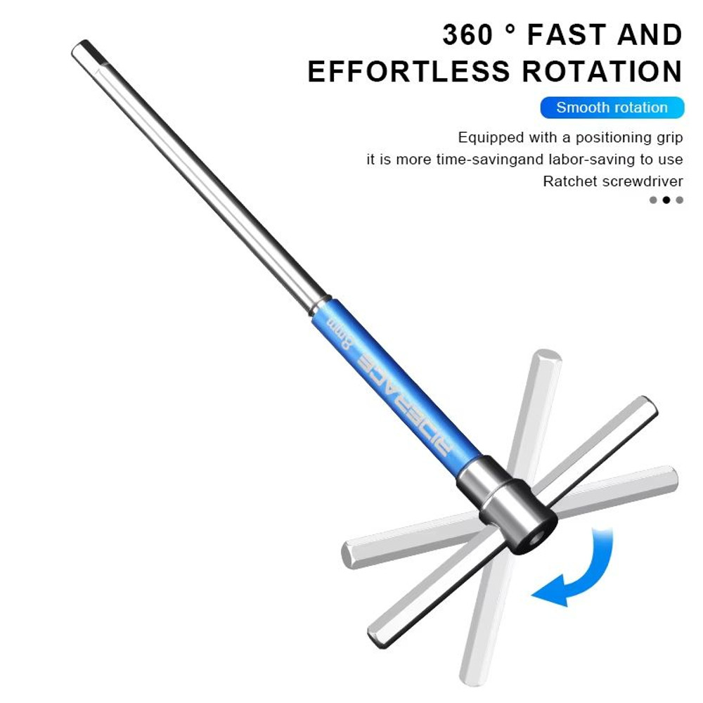 RIDERACE THandle Allen Wrench Set 2253456810 Mm  HeavyDuty CRV Steel Bike Repair Tools 2