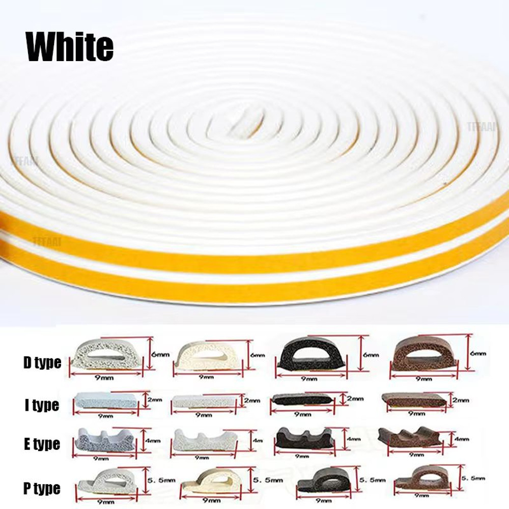 Ultimate Weatherseal Foam Strip For Doors Windows SelfAdhesive Acoustic Windproof Tape 8