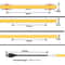 UltraSlim USB 5 V COB LED Strip Light MultiColour Flexible Ribbon For TV BackLight Home Decor 3