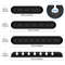 Adhesive Cable Holder Clips Cord Management Wire Organizer For Desktop USB Charging Cable Nightstan 2