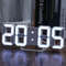 3D LED Digital Wall Clock  Adjustable Glow Night Mode For Bedroom  Room Decor 0