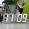 3D LED Digital Wall Clock Adjustable Glow Night Mode For Bedroom Room Decor 7